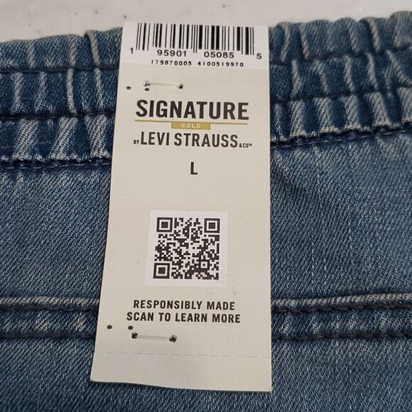 NWT Boys Signature Levi's GOLD Pull-On Shorts Sz L - Picture 5 of 8